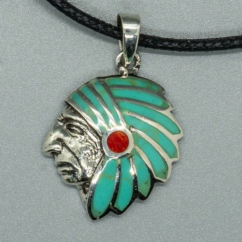 Pendentif argent 925 indian - argent,