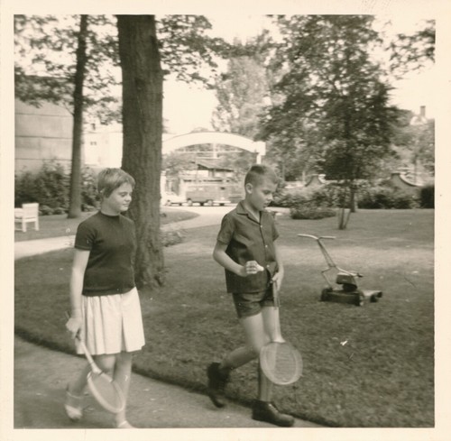 Snapshot vintage enfants - , avec