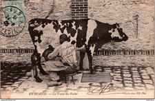 S23126 cpa 28 En Beauce - La Traite des Vaches