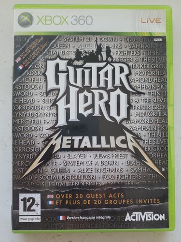 Guitar hero metallica xbox 360 - xbox,