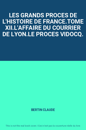 Les grands proces - proces, de