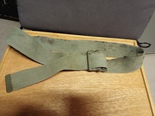 Ancien ceinturon militaire en toile à identifier - type Indochine Algérie