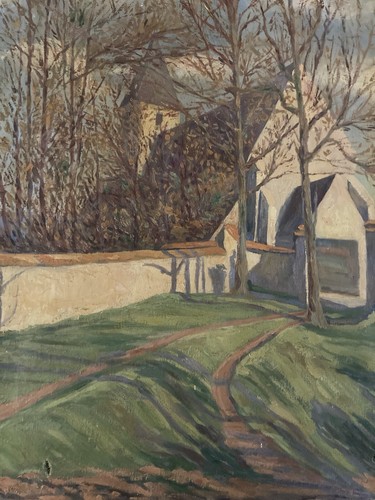 Belle peinture 1940 paysage - belle,
