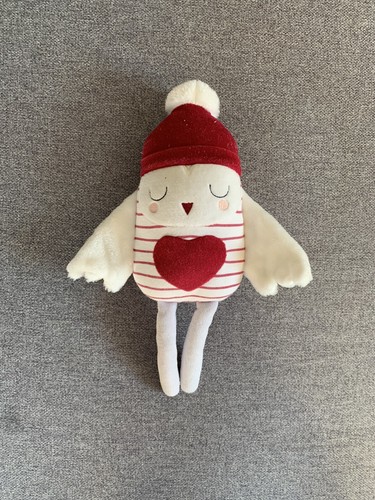 Doudou peluche grelot hibou