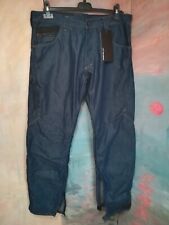 Pantalon Moto en Tissu Jeans