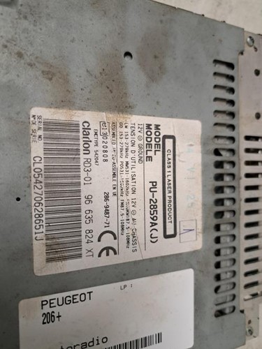 Autoradio peugeot 206 - peugeot, 206+
