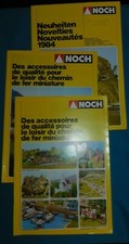 3 ANCIENS CATALOGUES NOCH éch HO, N, Z . 1984 D / F . DECOR RESEAU GARE MAISON
