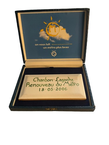 Coffret ratp chardon lagache - chardon,