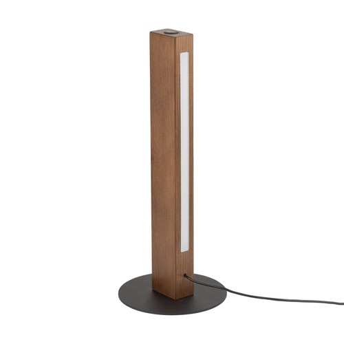 Lampe table led - table, bois