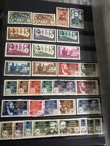 Timbres aef colonies - timbres, aef/colonies