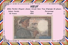 10 Fr mineur type 1941 Pick 99f du 10=3=1949 n°33413 série Q.177 Fayette 8 n°20