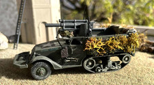 SOLIDO 1/50 Half track US M3 Howitzer T 19 Obusier 105mm. Camo PERSONNALISE