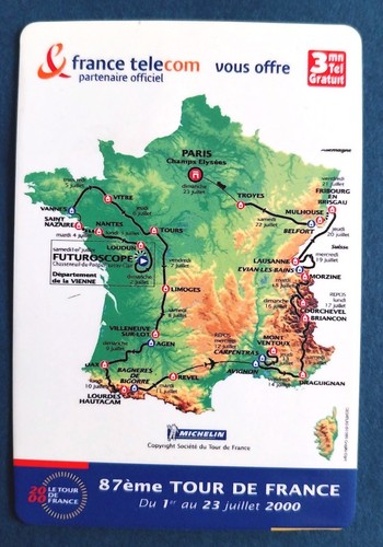 Rare carte telephonique - carte,