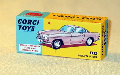 Corgi toys 228 volvo 1800 - corgi,