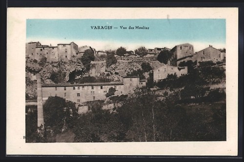 Cpa varages vue des - cpa,