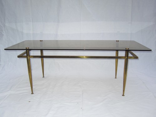 Table basse plateau verre - table,