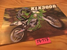 Kawasaki KLX300R A KLX 300 R brochure catalogue moto prospectus prospekt catalog