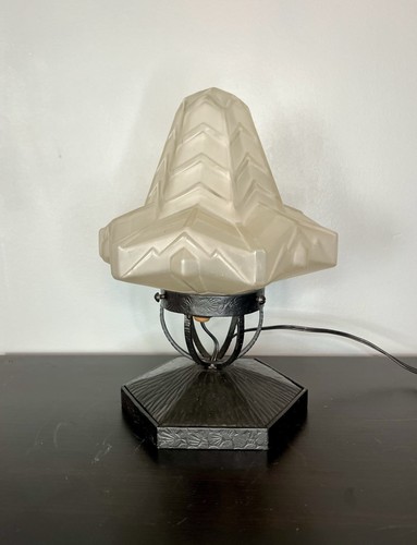 Lampe table art déco en - table,