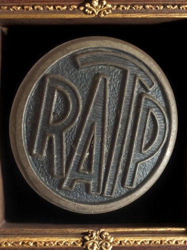 Bouton ratp ancien - ancien, france
