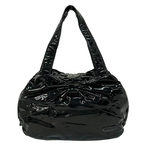 Agnes black pvc shoulder - b,