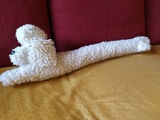 Boudin de Porte Vintage Caniche en Peluche Ancien . 1970 .