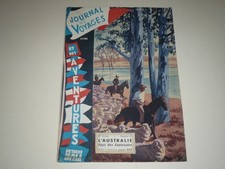 [DESSIN PRESSE BD] MARCEL THIERRY Art Cover GOUACHE ORIGINAL AUSTRALIE  1947