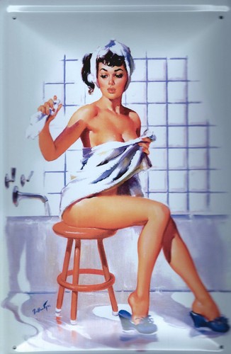 Plaque decorative sexy pin - decorative,