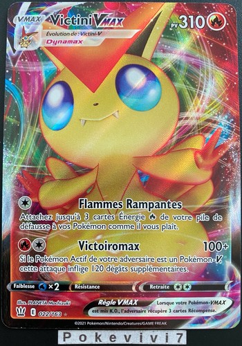 Carte pokemon victini 022 - victini, 022/163