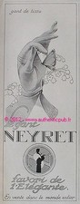 PUBLICITE GANT NEYRET EN TISSU
