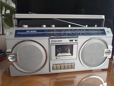 Vintage SHARP GF-5454H ghetto blaster boom box cassettes 100% Fonctionnelle 25W