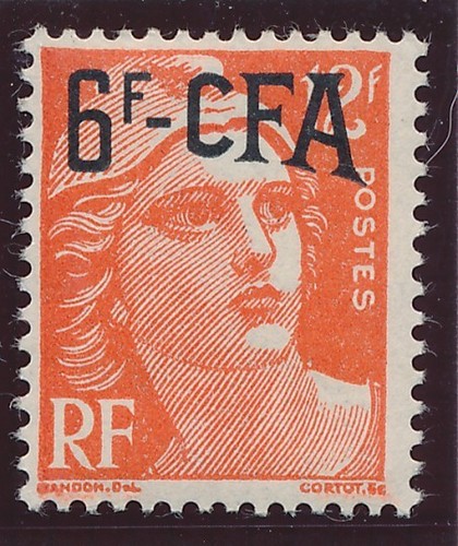 Timbre cfa réunion 299a - timbre, 299a**
