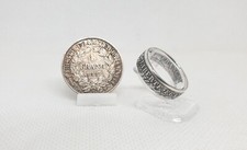 Bague pièce monnaie 1 - bague, de