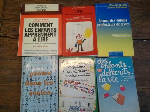 Lot livres de pédagogie - lot,