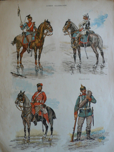 Gravure militaire russie - gravure, militaire: