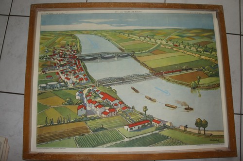 Ancienne affiche scolaire - ancienne,