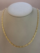 18K OR JAUNE Chaîne Solide