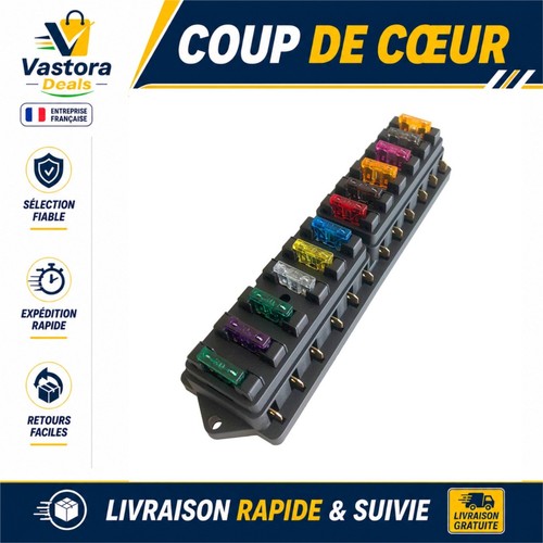 Boîte fusibles voies - à, 12