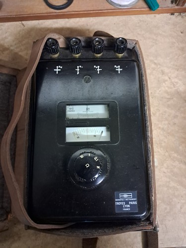 Ancien instrument ohmmètre - ancien,