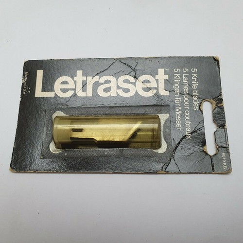 Letraset lames de - 5, couteau