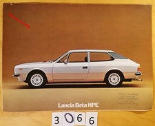 LANCIA BETA HPE 1600 2000 Prospectus Fr 4 pages 1977
