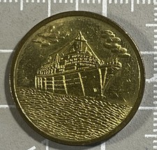 Ancien Jeton Token Scandinavian Dawn Cruise Casino 25 Cents Slot Machine