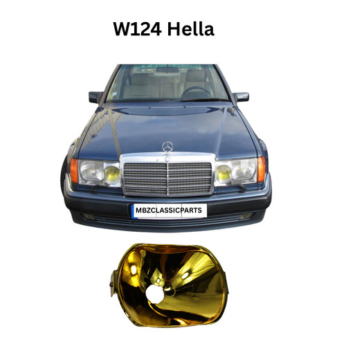 W124 réflecteur jaune - w124,