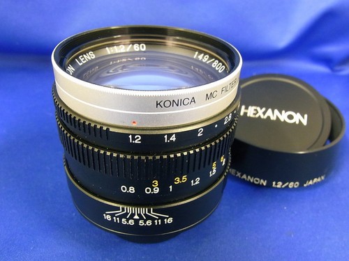 Objectif rare konica hexanon - konica, l