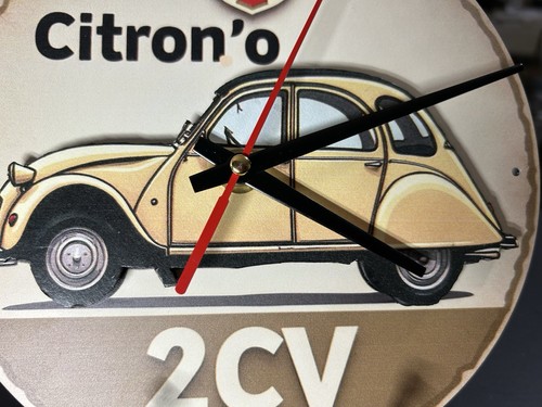 Horloge murale citroën - citroën, 2cv