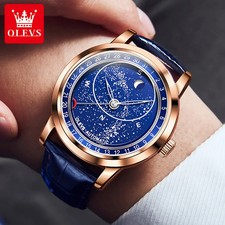 9923 Montres Pour Hommes Phase De Lune Montre Mécanique Automatique Pour Homme E