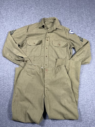 Wwii army flannel wool - wwii,