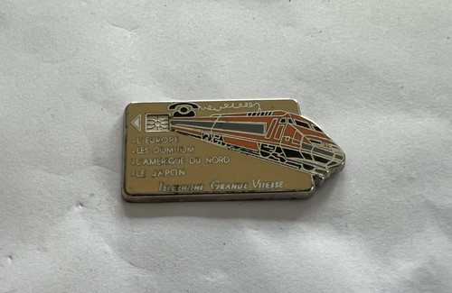 Pin sncf tgv orange - carte, a