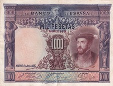 1000 Pesetas - Carlos I - 1925