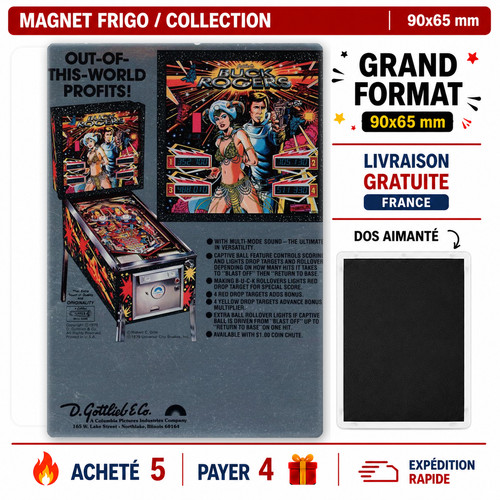 Magnet flyer pinball - flyer, buck