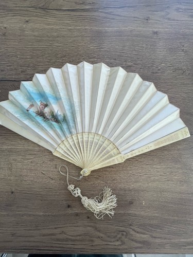 Ancien eventail xix siècle - eventail,